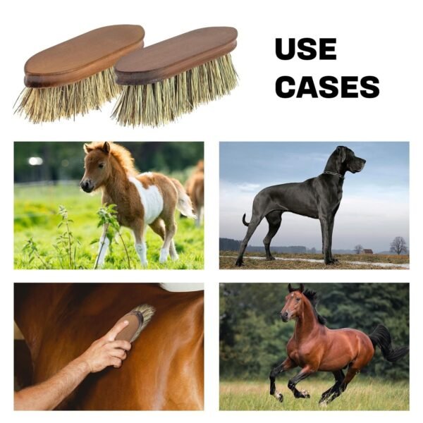 Horse Grooming Brush Set – 2 Pcs Mane & Tail Detangler, Perfect Pony Care Gift Horse & Petcare Free Shipping 19