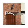 1m White Door Canopy – Sun & Rain Protection, Easy Install, W100x60cm Garden Free Shipping 13
