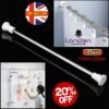 Heavy-Duty Extendable Telescopic Shower Curtain Rod for Bath, Door & Window
