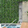 Artificial Leaf Privacy Screen Fence Panel for Garden 3m x 1m – UV Safe Garden Free Shipping 23