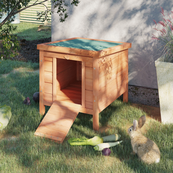 Wooden Rabbit Hutch Bunny Cage Guinea Pig House Pet Habitat Small Animals Horse & Petcare Free Shipping 7