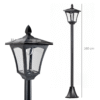 Solar Powered LED Lamp Post IP44 – Garden Path Light, Black Garden Free Shipping 25