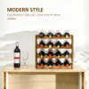 Bamboo Countertop Wine Rack 16-Bottle 4-Tier Display Shelf – Eco-friendly bamboo construction for durability – Holds 16 standard wine bottles securely – Four-tier design maximizes vertical storage – Compact countertop footprint, easy to access – Smooth rounded edges, easy assembly Home & Garden Free Shipping 27