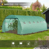 Walk-In Greenhouse Polyethylene Replacement Cover for Winter Garden Garden Free Shipping 27