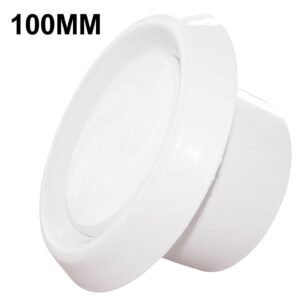 Adjustable Ceiling Air Diffuser Valve Fitting Ventilation Air Supply 100mm White