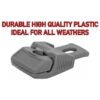 Heavy Duty Reusable Tarpaulin Clips Grey Plastic Reusable Outdoor – Pack of 10 Home & Garden Free Shipping 23