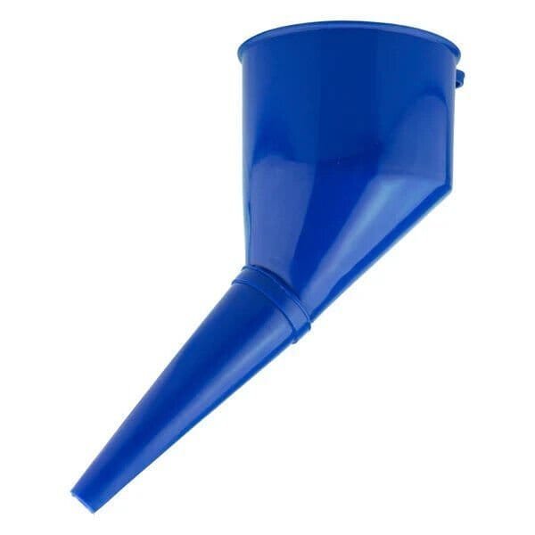 Angled Car Fuel Funnel Plastic Built-In Mesh Filter for Petrol Diesel Oil Fluid
