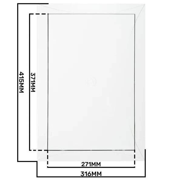 White PP Access Panel Door 300mm x 400mm Wall & Ceiling Inspection Hatch Cover Home & Garden Free Shipping 23