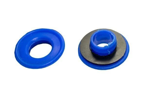 Tarpaulin Eyelets Blue Plastic DIY Self Sealing Grommets Double Sided Pack of 10 Home & Garden Free Shipping 7