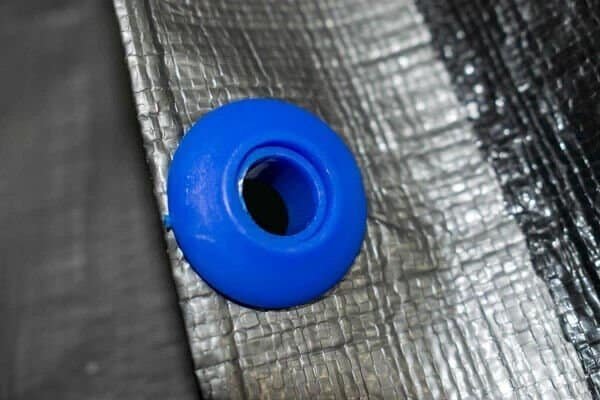 Tarpaulin Eyelets Blue Plastic DIY Self Sealing Grommets Double Sided Pack of 10 Home & Garden Free Shipping 15