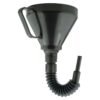 Heavy Duty Flexible Funnel Black With Flexi Extendable Spout Oil Petrol Diesel Car & Caravan Free Shipping 25