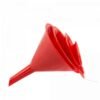 4 Pieces Multi-Function Funnel Set Red Plastic 5 cm, 8 cm, 10 cm, 12 cm Durable Car & Caravan Free Shipping 47