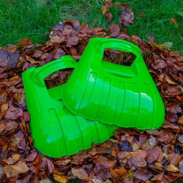 Garden Cleaning Scoops Leaf Grabber Large Green Plastic Hand Held Grabs Gather Garden Free Shipping 21