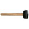 Rubber Mallet Hammer with Soft Grip Wooden Handle DIY Camping Building Tiling Home & Garden Free Shipping 25