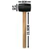 Rubber Mallet Hammer with Soft Grip Wooden Handle DIY Camping Building Tiling Home & Garden Free Shipping 35
