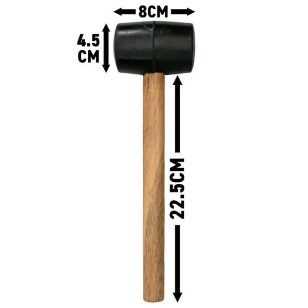 Rubber Mallet Hammer with Soft Grip Wooden Handle DIY Camping Building Tiling Home & Garden Free Shipping 19