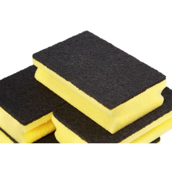 Spontex Washing Up Sponge Scourer Non Scratch Scouring Pads Catering Pack of 5