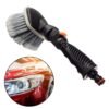Car Wheel Cleaning Brush Round Wet Wash Quick Connect to Hose Pipe On/Off Switch Car & Caravan Free Shipping 27