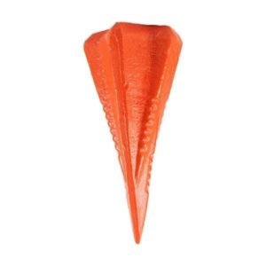 Heavy Duty 4LBS Diamond Wood Splitting Wedge Red Forged Metal Durable DIY & Tools Free Shipping