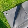Grey L-Grade Waterproof Multipurpose Heavy-Duty Camping Tarpaulin Size 2m x 4m Garden Free Shipping 21