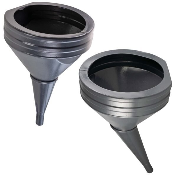 Heavy Duty Large Fuel Funnel Straight/Angled Plastic Garage Petrol Oil Diesel