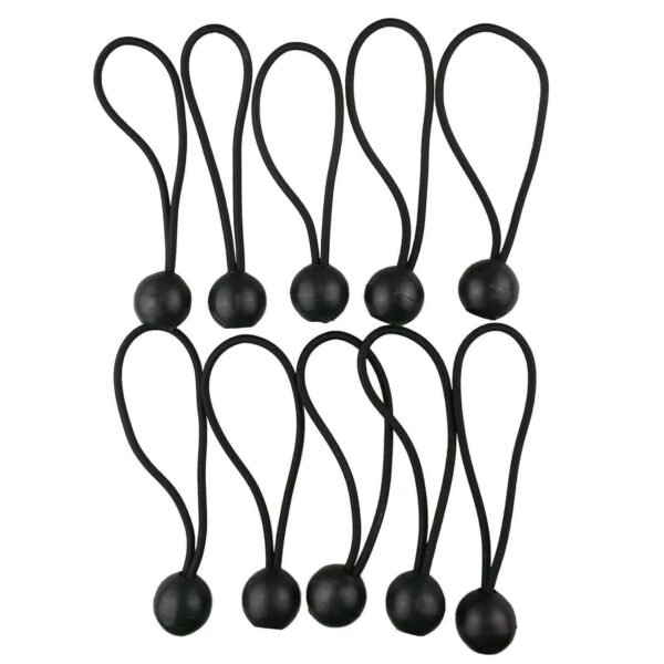 Ball Bungee Cords – 30 Pack Black Canopy & Tarp Fixing Ties (4, 6 & 10 inch) Home & Garden Free Shipping 7