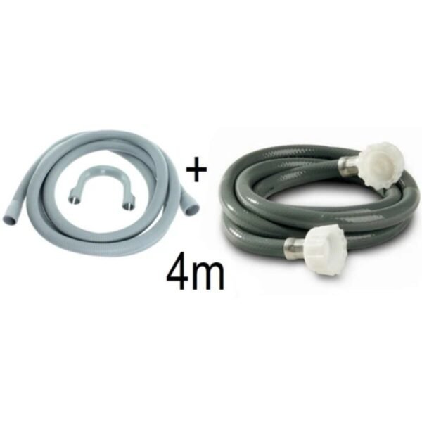 4M Grey Plastic Washing Machine Dishwasher Drain Hose Extension Pipe Replacement Home & Garden Free Shipping 11