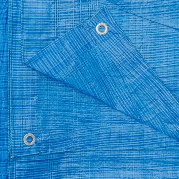 Heavy-Duty Waterproof Tarpaulin – 1m x 1m Blue Camping Tarp, Multipurpose (50 GSM) New Arrivals Free Shipping 15