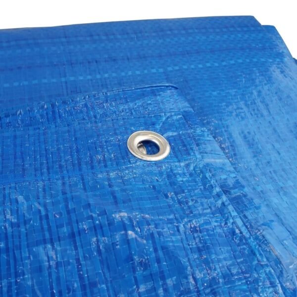 Heavy-Duty Waterproof Tarpaulin – 1m x 1m Blue Camping Tarp, Multipurpose (50 GSM) New Arrivals Free Shipping 19