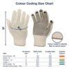 Knitted Work Gloves Precision Hand Protection Safety Grip Gardening DIY 2 Pairs