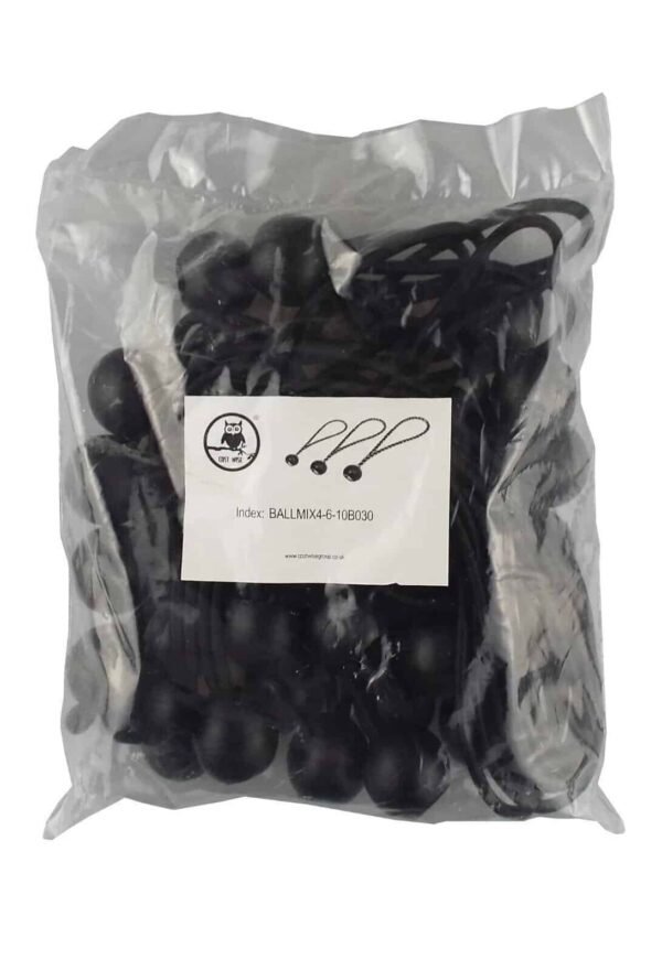 Ball Bungee Cords – 30 Pack Black Canopy & Tarp Fixing Ties (4, 6 & 10 inch) Home & Garden Free Shipping 27