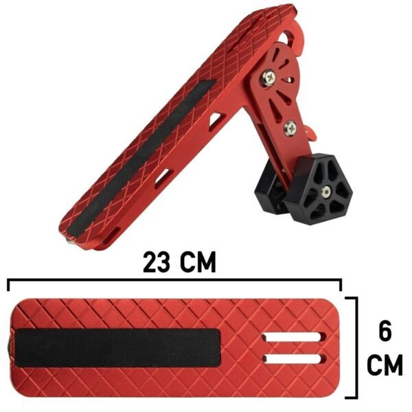 Large Car SUV Folding Door Step Pedal Latch Hook Safety, Easy Access Roof Orange Car & Caravan Free Shipping 25