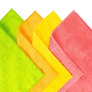 Microfibre Cloths Car Detailing Window Cleaning Drying Cloth Microfiber Towels Pack of 4