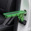 Large Car SUV Folding Door Step Pedal Latch Hook Safety, Easy Access Roof Green