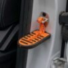 Vehicle Door Step Pedal for Roof Access – Folding Hook Footrest with Secure Grip – Orange Car & Caravan Free Shipping 23