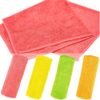 Microfibre Cloths Car Detailing Window Cleaning Drying Cloth Microfiber Towels Pack of 4