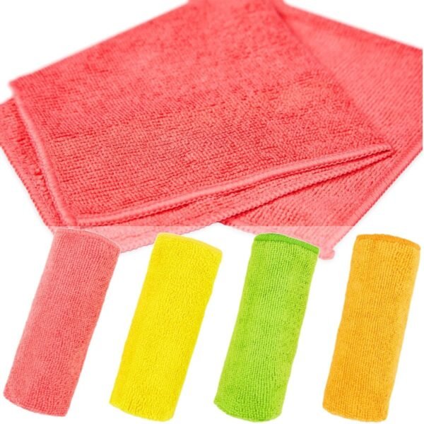 Microfibre Cloths Car Detailing Window Cleaning Drying Cloth Microfiber Towels Pack of 4