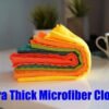 Microfibre Cloths Car Detailing Window Cleaning Drying Cloth Microfiber Towels Pack of 4