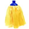 Mop Head Replacement Refill Yellow Microfibre Cleaning Heads Clean Floor UK Spin Cleaning Supplies Free Shipping 27