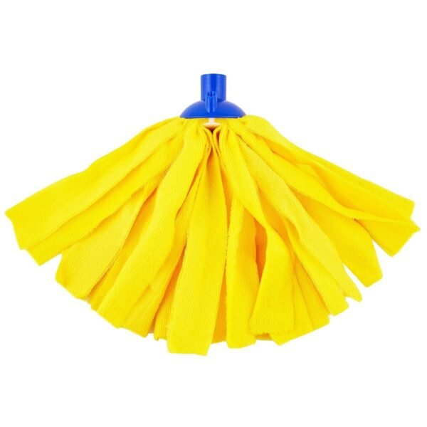 Mop Head Replacement Refill Yellow Microfibre Cleaning Heads Clean Floor UK Spin Cleaning Supplies Free Shipping 7