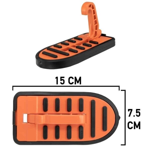 Vehicle Door Step Pedal for Roof Access – Folding Hook Footrest with Secure Grip – Orange Car & Caravan Free Shipping 21