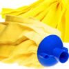 Mop Head Replacement Refill Yellow Microfibre Cleaning Heads Clean Floor UK Spin Cleaning Supplies Free Shipping 35