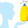 Mop Head Replacement Refill Yellow Microfibre Cleaning Heads Clean Floor UK Spin Cleaning Supplies Free Shipping 39