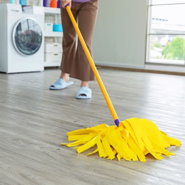 Mop Head Replacement Refill Yellow Microfibre Cleaning Heads Clean Floor UK Spin Cleaning Supplies Free Shipping 19