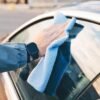 Window Cleaning Cloth Microfibre Glass Car Detailing Cloths Microfiber Pack of 4
