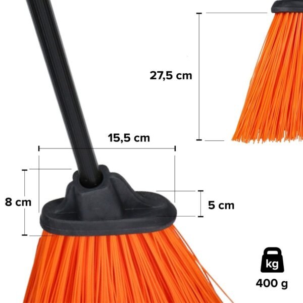 Broom Head Outdoor Yard Sweeping Brush Long Stiff Bristle for Garden Patio Deck Cleaning Supplies Free Shipping 15