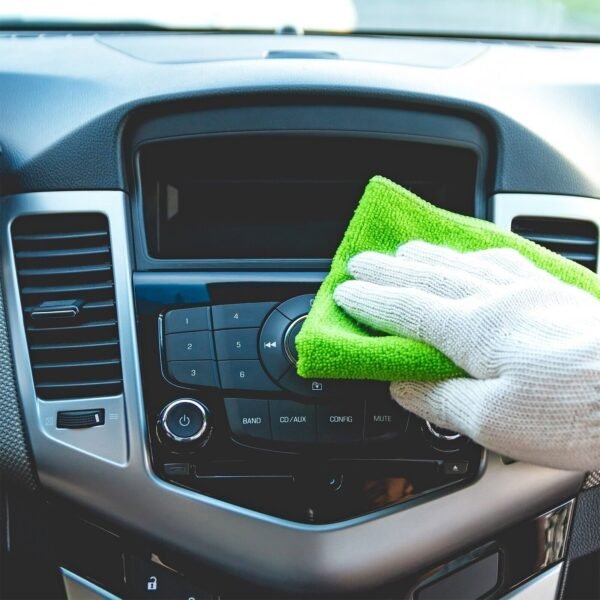 Window Cleaning Cloth Microfibre Glass Car Detailing Cloths Microfiber Pack of 4