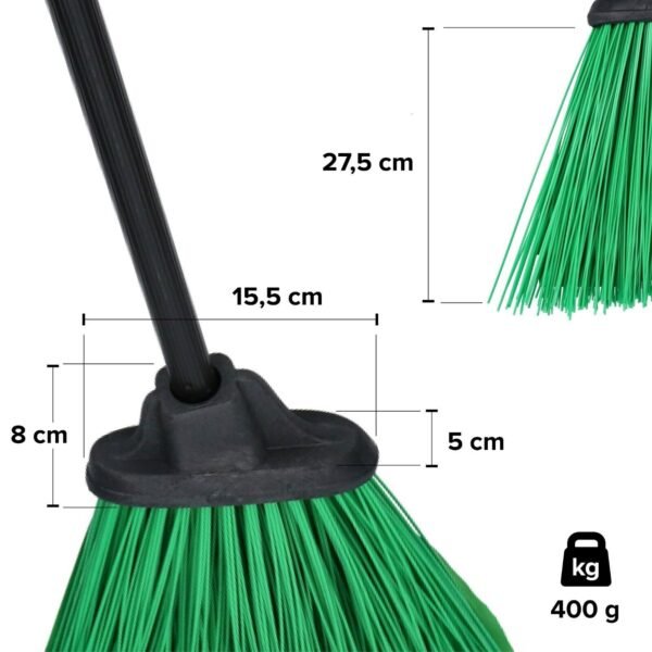 Broom Head Outdoor Yard Sweeping Brush Long Stiff Bristle for Garden Patio Deck Cleaning Supplies Free Shipping 17