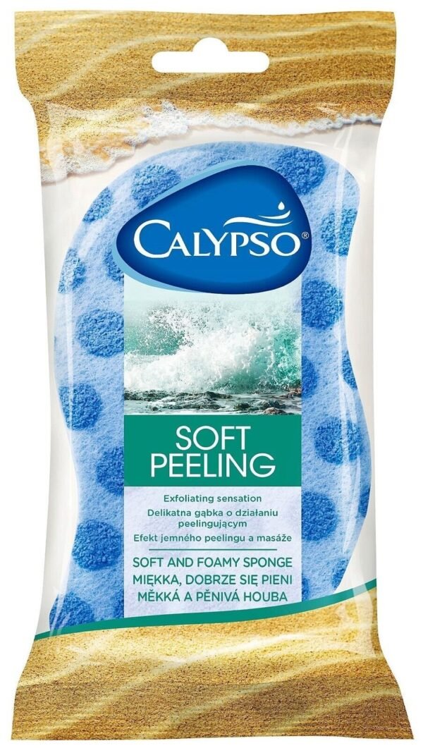 Calypso Bath Sponge Soft Peeling Exfoliating Skin Body 3D Fibres Scrubber Shower Beauty Free Shipping 15