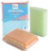 Sponge Scourers Non Scratch Dish Washing Kitchen Scourer Scouring Pads Pack of 2
